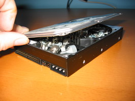 Hard drive jewel case