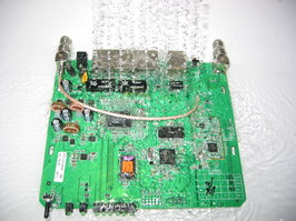 Rinsing PCB in water