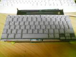 Finished laptop keyboard